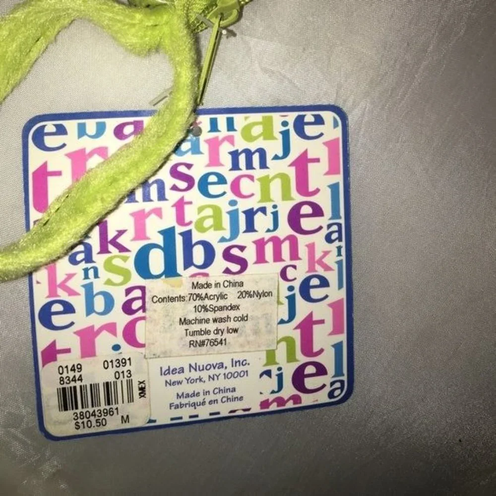 Limited TOO initial N sock + Wristlet set NWT GIFTABLE